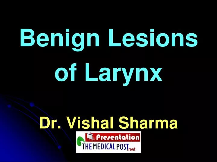 benign lesions of larynx