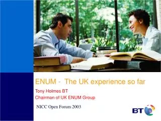 ENUM - The UK experience so far