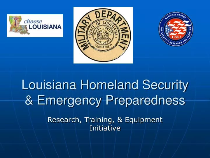 louisiana homeland security emergency preparedness