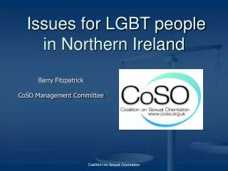 Issues for LGBT people in Northern Ireland