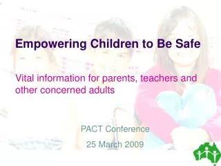 Empowering Children to Be Safe