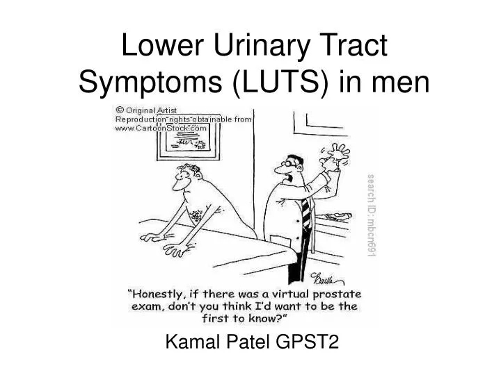 lower urinary tract symptoms luts in men