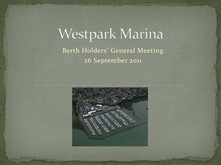 westpark marina