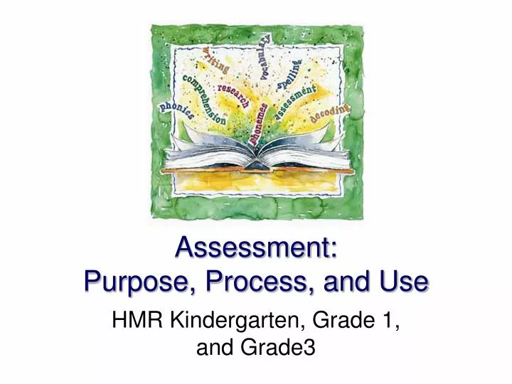 assessment purpose process and use