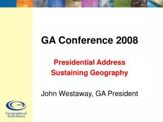 GA Conference 2008
