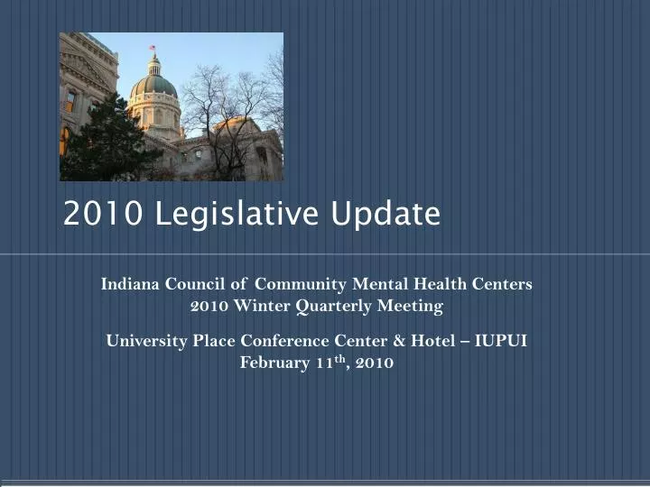2010 legislative update
