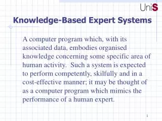 Knowledge-Based Expert Systems