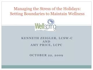 Managing the Stress of the Holidays: Setting Boundaries to Maintain Wellness