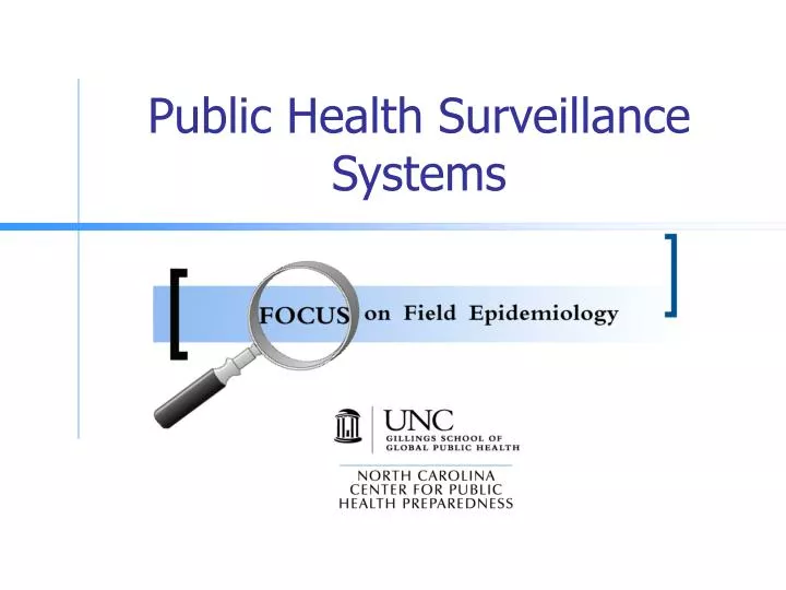 public health surveillance systems
