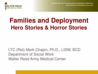 Families and Deployment Hero Stories &amp; Horror Stories