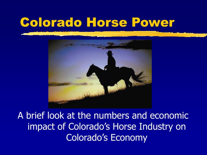 colorado horse power