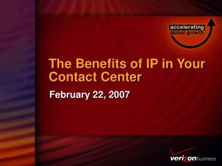 The Benefits of IP in Your Contact Center