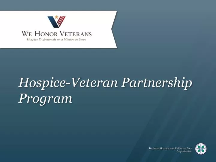 hospice veteran partnership program