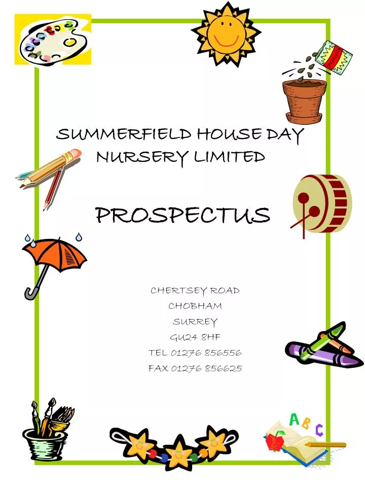 summerfield house day nursery limited