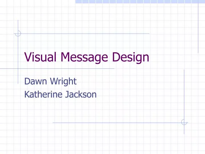 visual message design