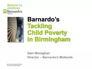 Barnardo’s Tackling Child Poverty in Birmingham
