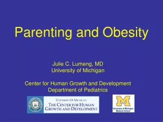 Parenting and Obesity