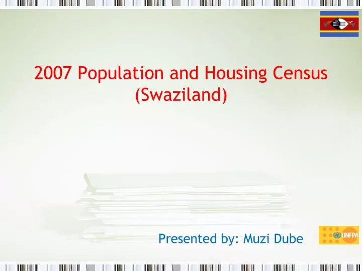 2007 population and housing census swaziland