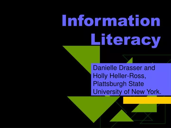 information literacy