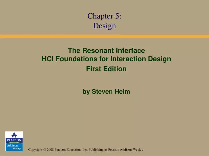 the resonant interface hci foundations for interaction design first edition by steven heim