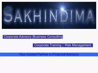 Your trusted Partner in Financial Advisory