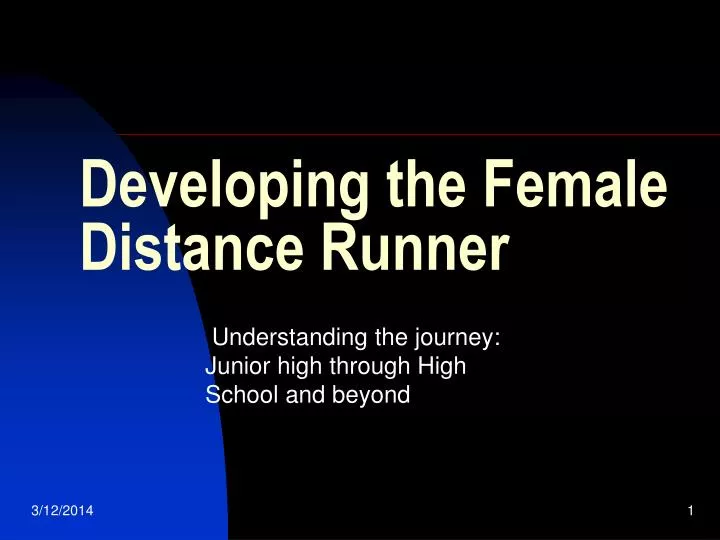 developing the female distance runner