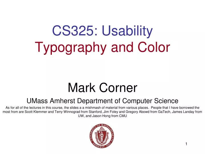 cs325 usability typography and color