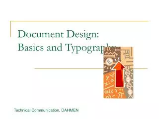 Document Design: Basics and Typography