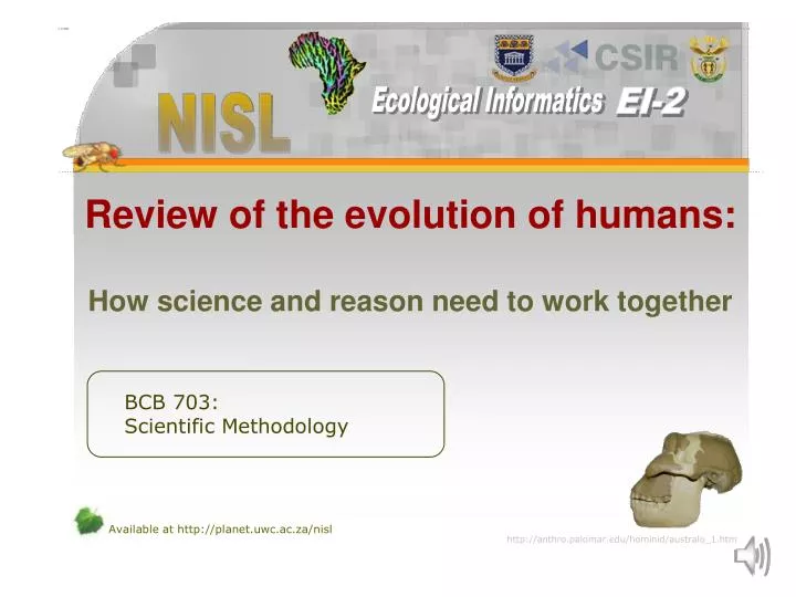 review of the evolution of humans how science and reason need to work together