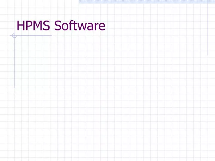hpms software