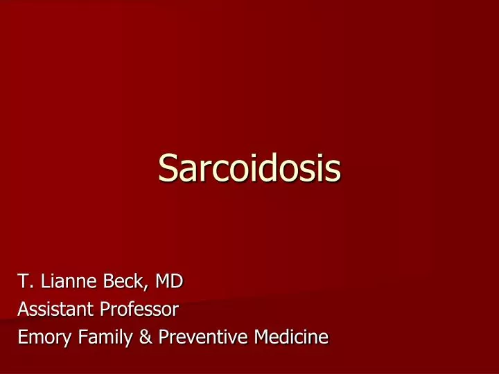 sarcoidosis