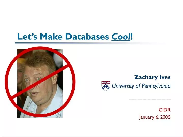 let s make databases cool