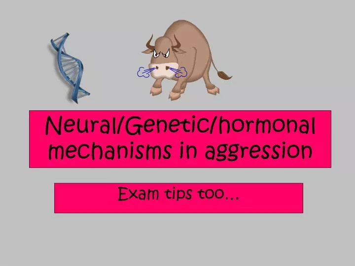 neural genetic hormonal mechanisms in aggression