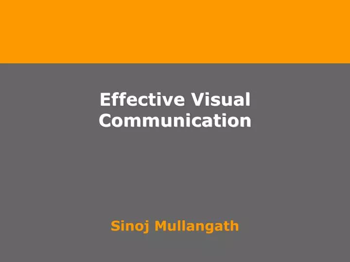 effective visual communication