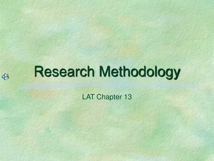 research methodology