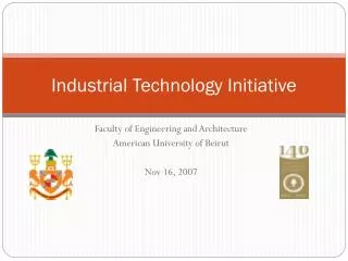 Industrial Technology Initiative