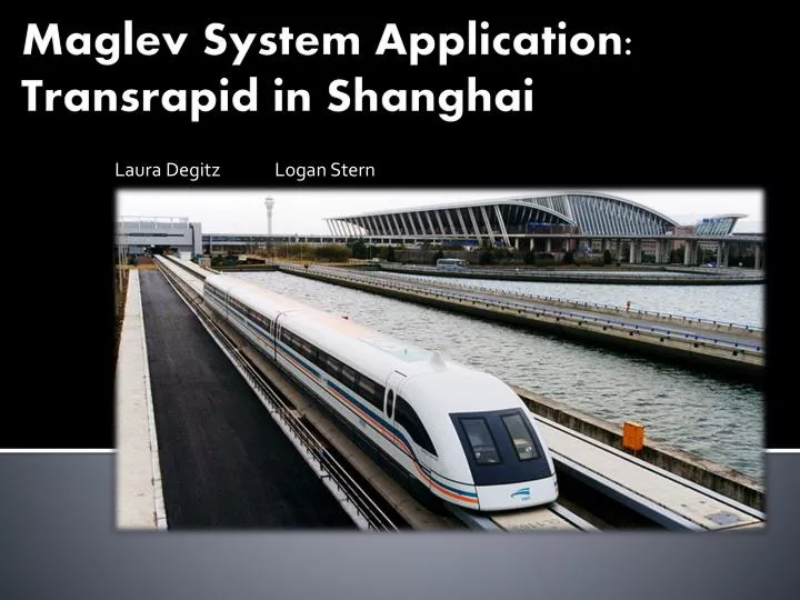 maglev system a pplication transrapid in shanghai