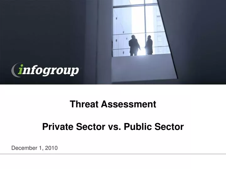 threat assessment private sector vs public sector
