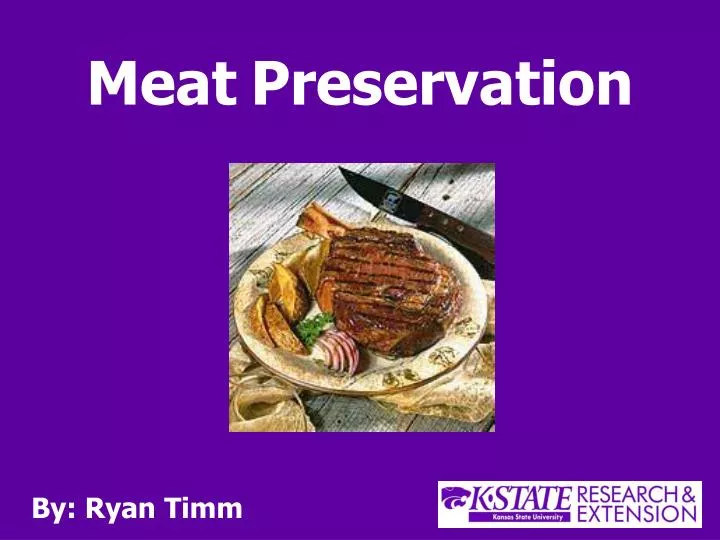 meat preservation