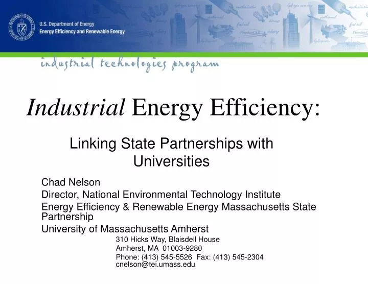 industrial energy efficiency