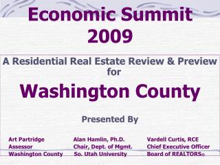 Economic Summit 2009