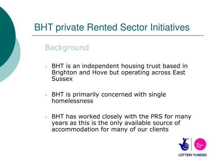 bht private rented sector initiatives
