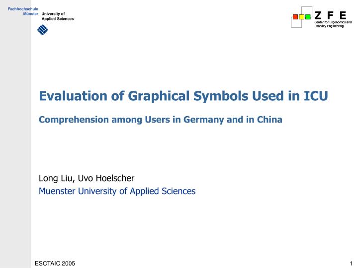 evaluation of graphical symbols used in icu comprehension among users in germany and in china