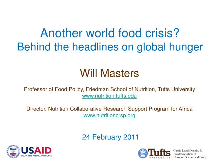 another world food crisis behind the headlines on global hunger