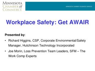 Workplace Safety: Get AWAIR