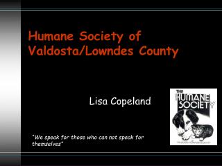 Humane Society of Valdosta/Lowndes County