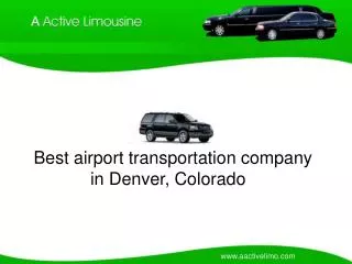 Airport Transportation Services in Denver