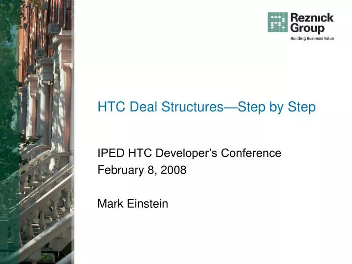 htc deal structures step by step