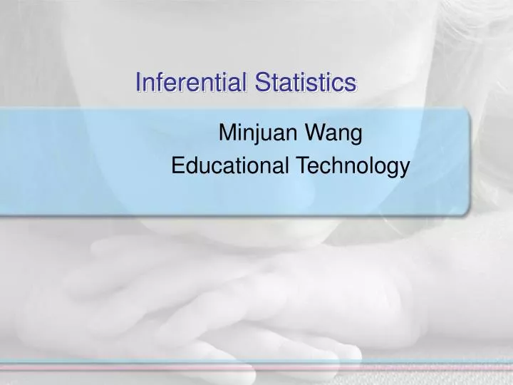 inferential statistics