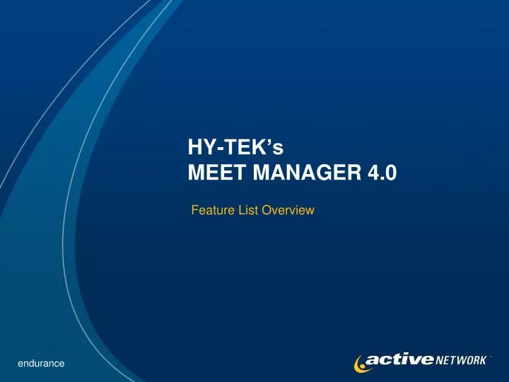 hy tek s meet manager 4 0